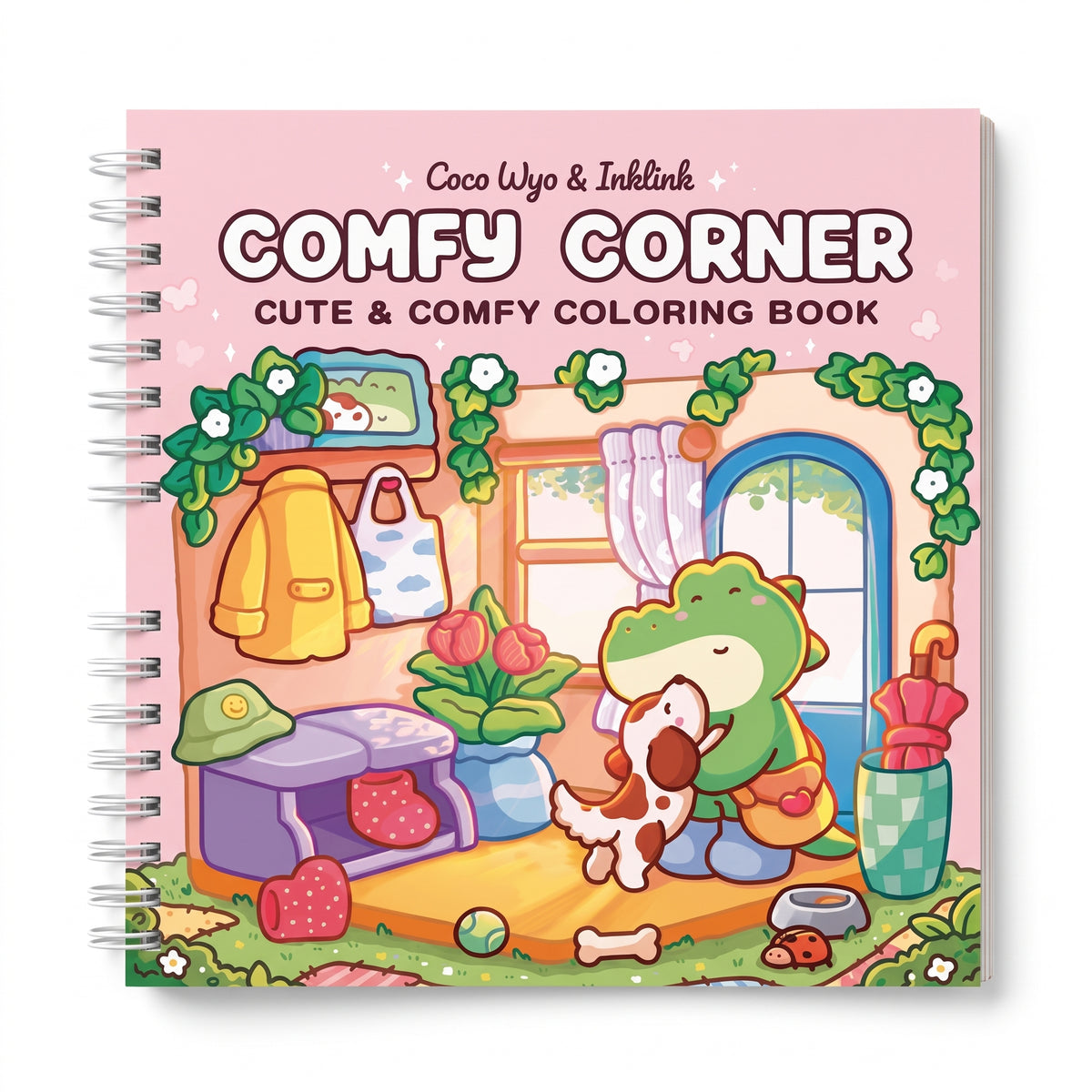🌸 Comfy Corner Coloring Book – A Cozy Escape into Creativity 🎨💗