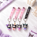 🖤 Porte-clés Kuromi avec bracelet – Audacieux, girly & irrésistible 💋