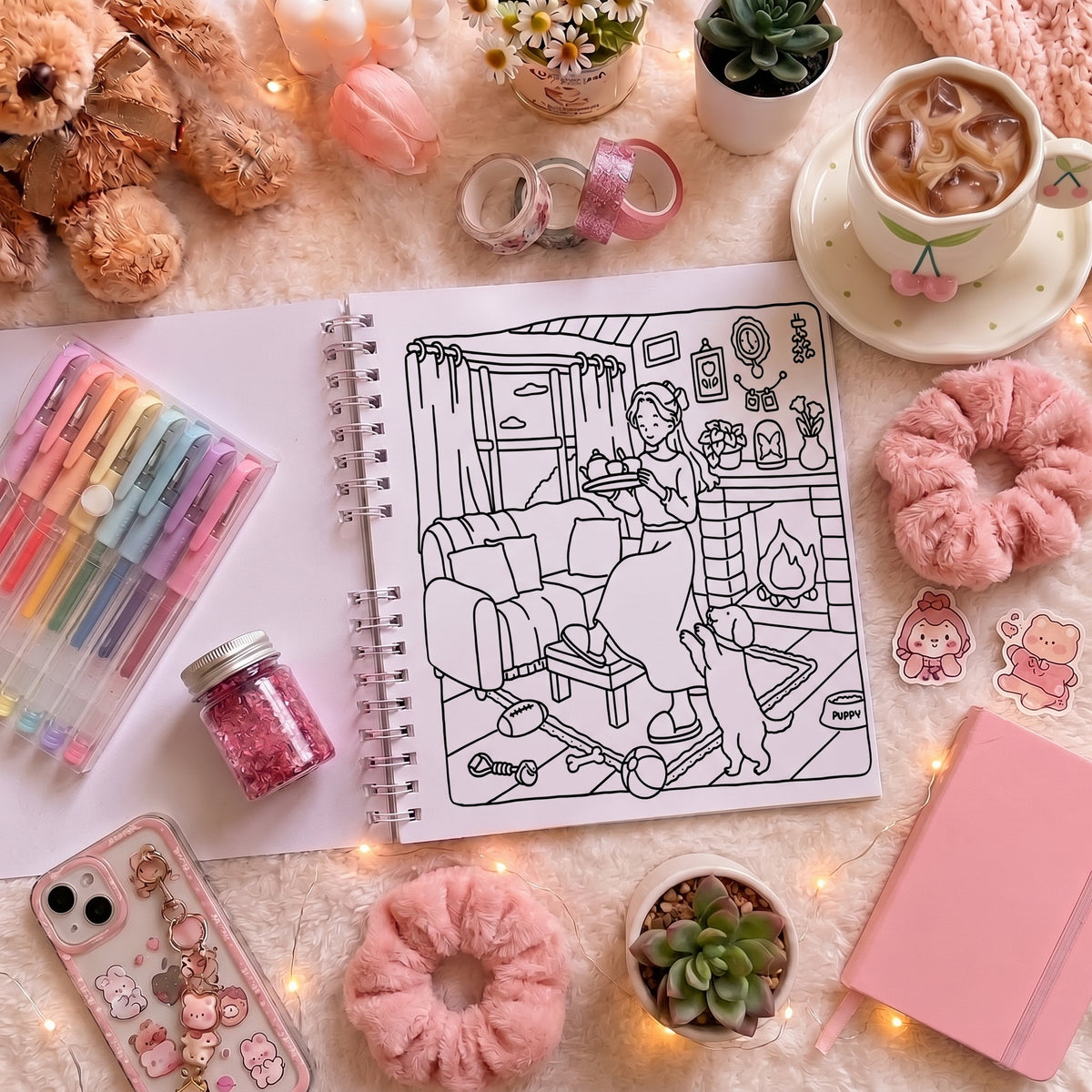 🏡🌸 Cozy Home Coloring Book – Little Houses, Beautiful Escapes 🌸🏡