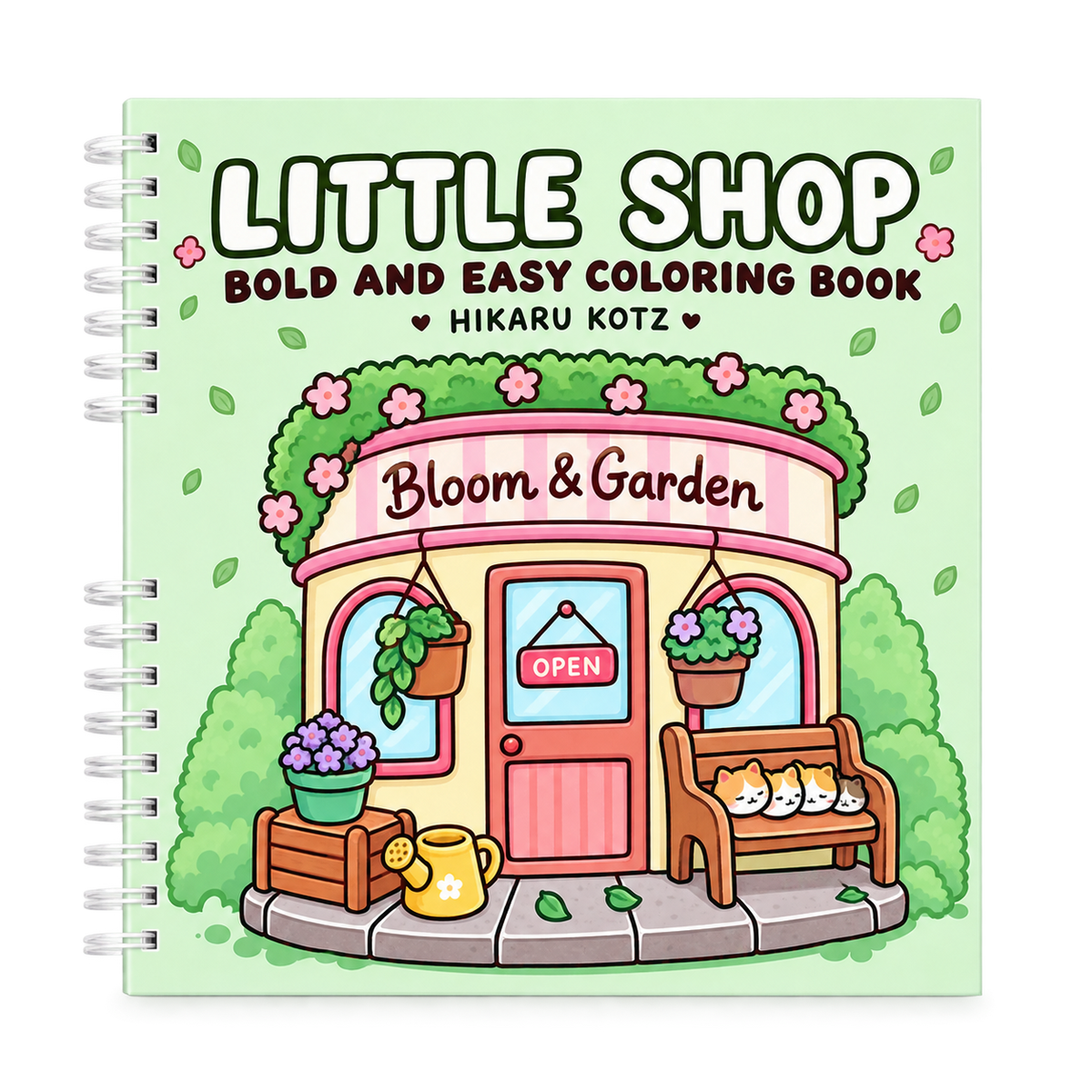 🎨🍰 Little Shop  Coloring book – A Charming Street of Tiny Treasures 🍰🎨