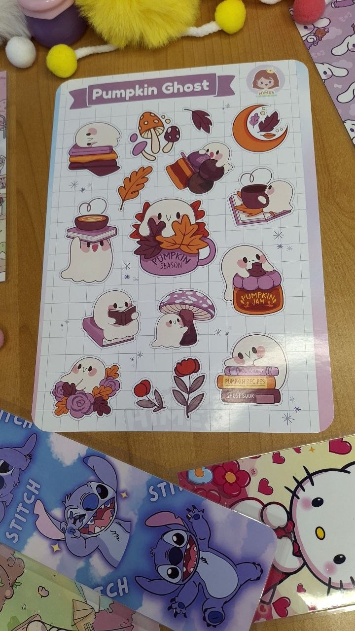 🎀🌸 Cute A4 Sticker Sheet 🌸🎀