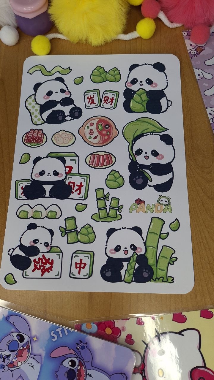 🎀🌸 Cute A4 Sticker Sheet 🌸🎀