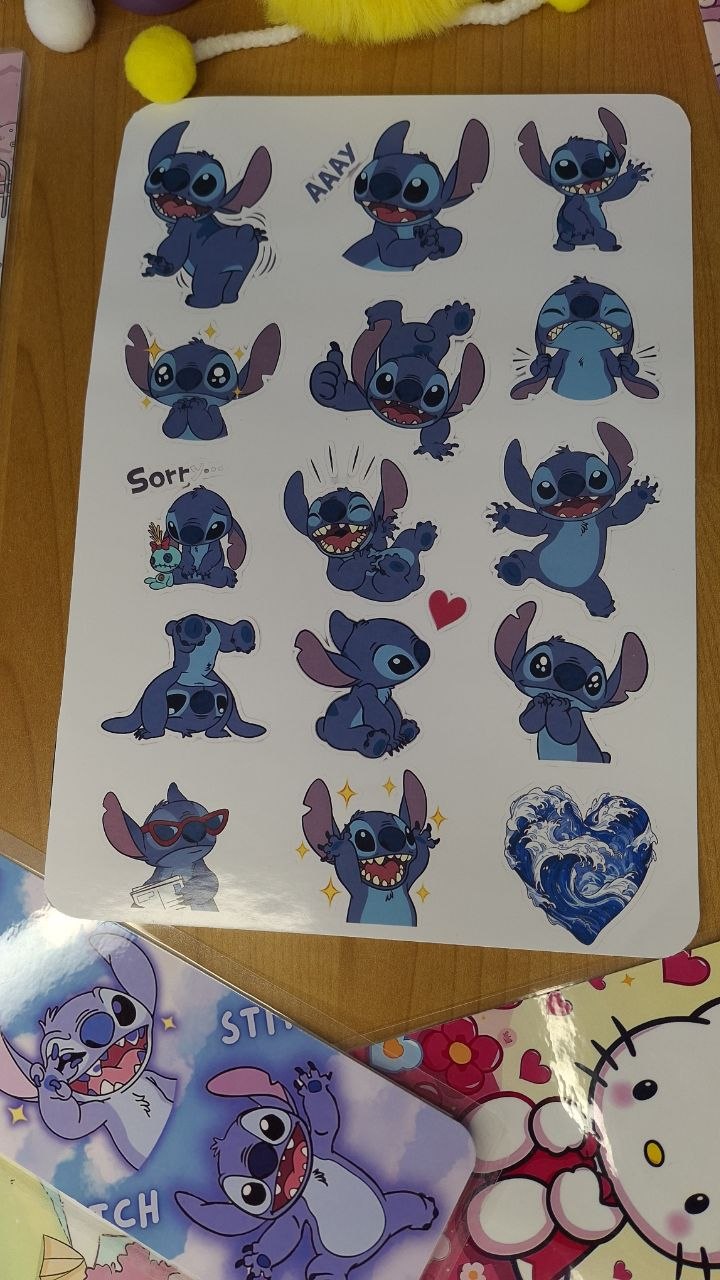 🎀🌸 Cute A4 Sticker Sheet 🌸🎀