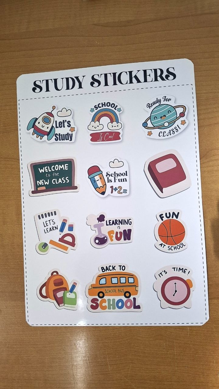 🎀🌸 Cute A4 Sticker Sheet 🌸🎀