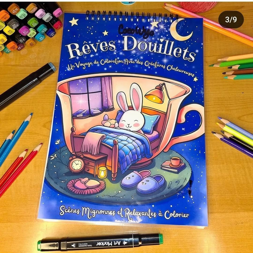Rêves Douillets Coloring Book : 🌙✨ Cozy Dreams Collection