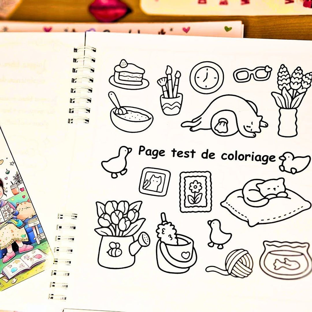 Trésors de Filles Coloring Book