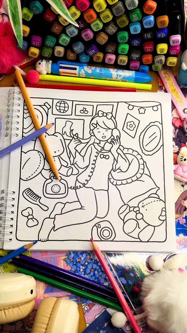 Soft Life: Cozy & Calming Coloring Book