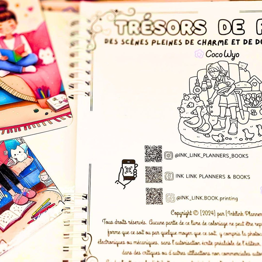 Trésors de Filles Coloring Book
