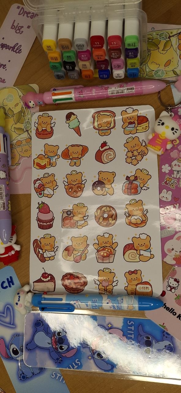 🎀🌸 Cute A4 Sticker Sheet 🌸🎀