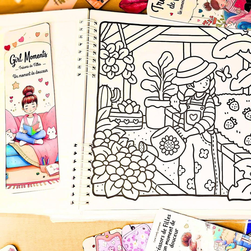 Trésors de Filles Coloring Book