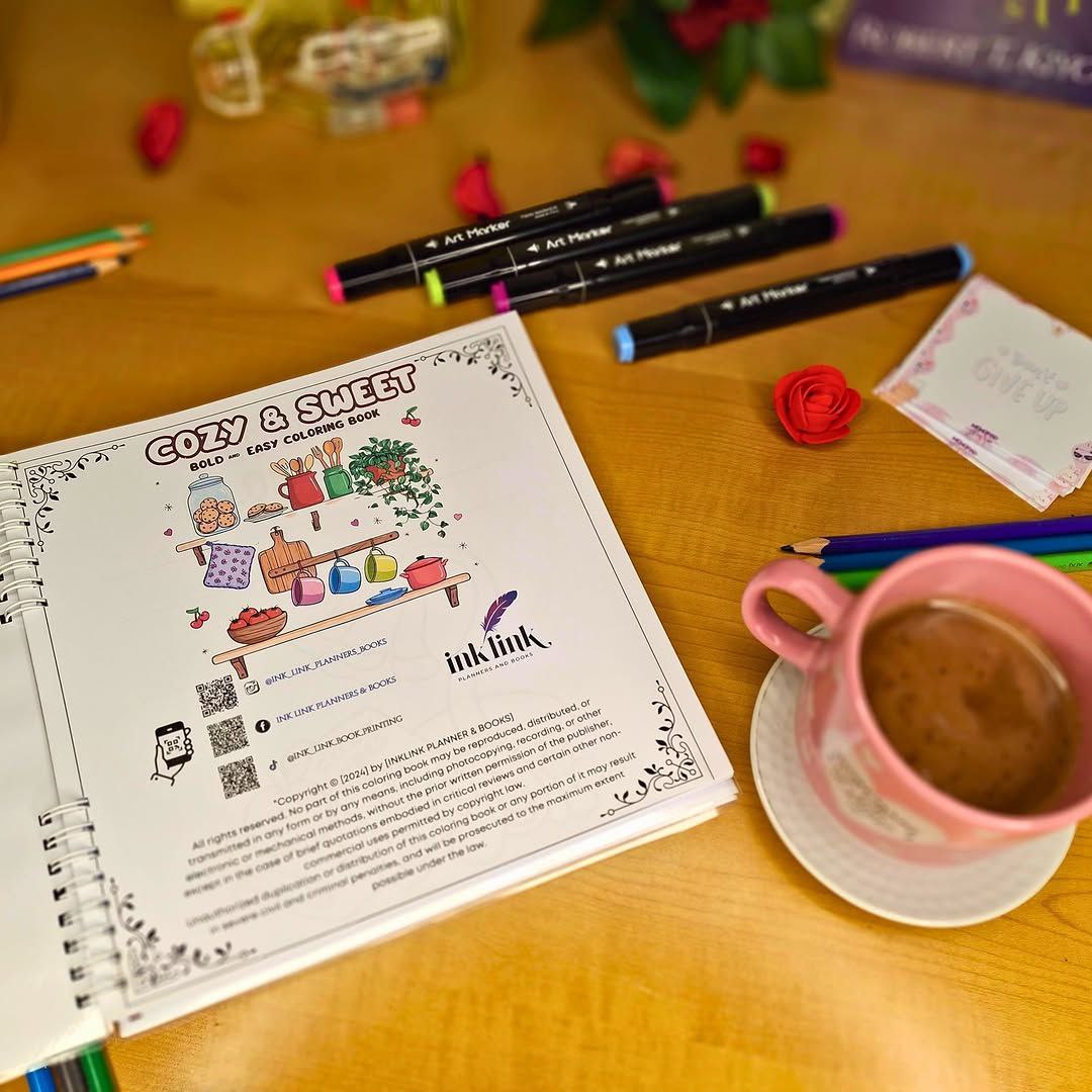🧸✨ Cozy &amp; Sweet Coloring Book for Adults ✨🌸