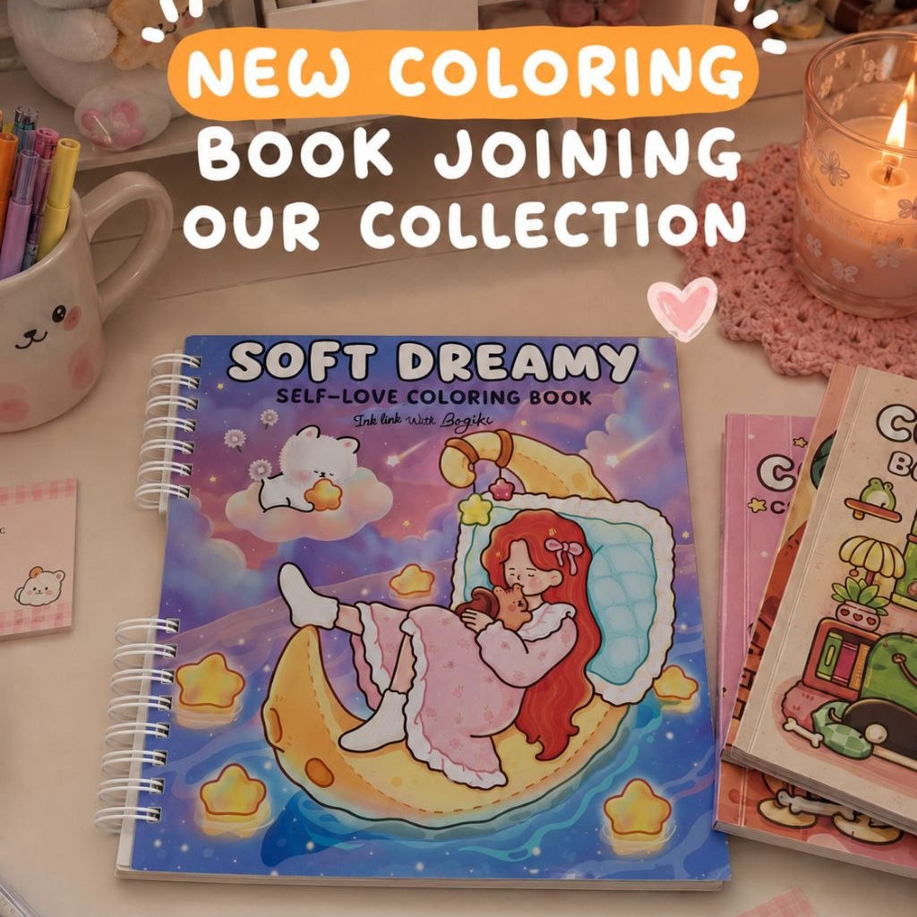 ✨ Soft Dreamy – Self-Love Coloring Book