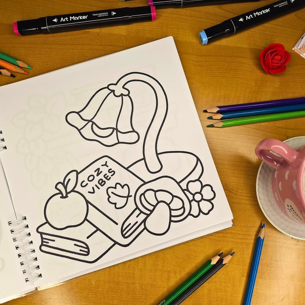 🧸✨ Cozy &amp; Sweet Coloring Book for Adults ✨🌸