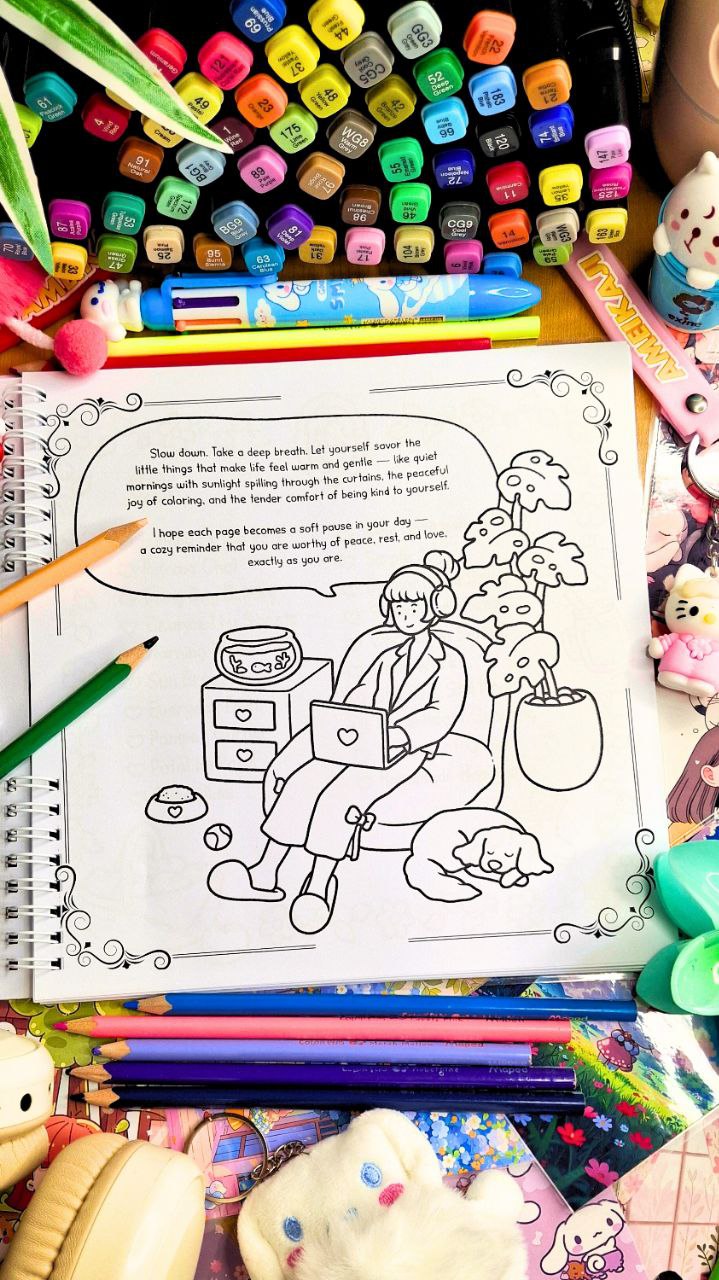 Soft Life: Cozy & Calming Coloring Book